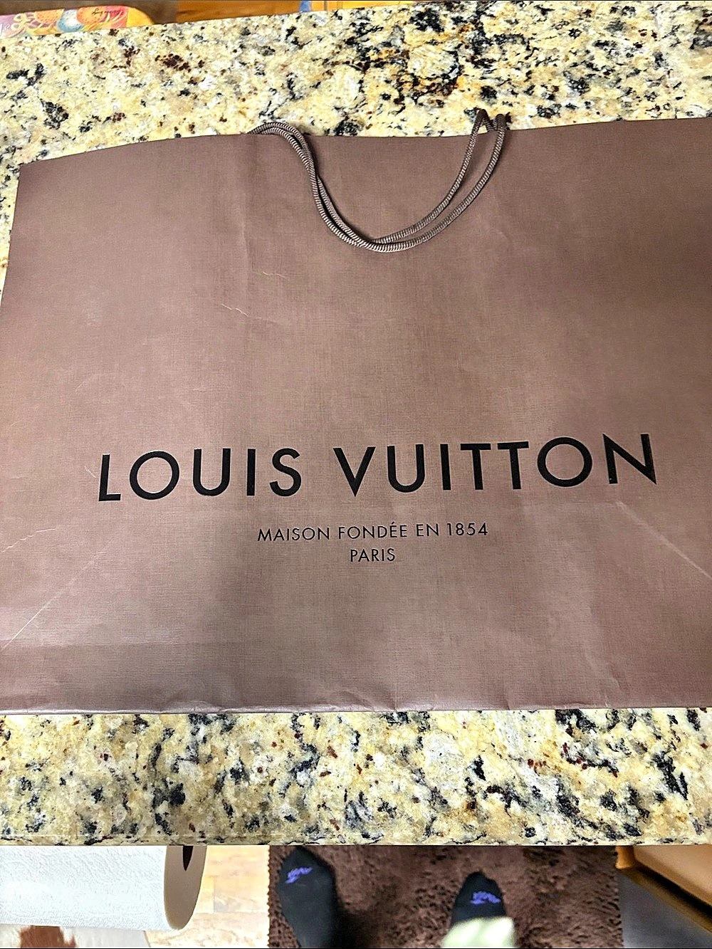 Louis Vuitton Brown Shopping Tote